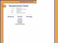 bauelemente-oertel.de Webseite Vorschau