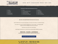 bauelemente-sauthoff.de Webseite Vorschau