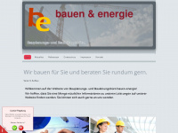 bauen-energie.com Webseite Vorschau