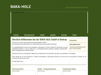 bakaholz.de Webseite Vorschau