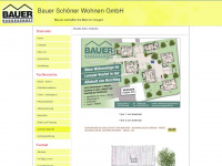 bauer-baugeschaeft.de Webseite Vorschau