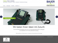 bauer-elektrotechnik.com Webseite Vorschau