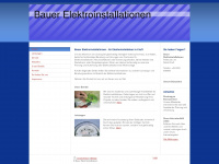 bauer-elektrotechnik.de Webseite Vorschau