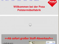 posa.de Webseite Vorschau