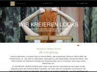 ja-hairgroup.de Webseite Vorschau