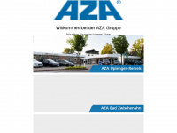aza-gruppe.de Webseite Vorschau