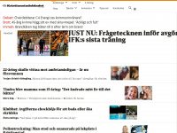 kristianstadsbladet.se Webseite Vorschau