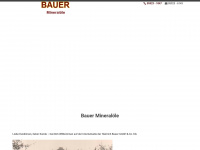 bauer-mineraloel.de Webseite Vorschau