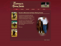 bauer-reininghorses.com Webseite Vorschau