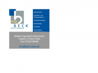 beck-farbe.de Webseite Vorschau
