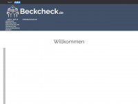 beckcheck.de Webseite Vorschau