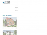 becker-architekt.com Webseite Vorschau