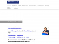 balance-fitness.eu Webseite Vorschau