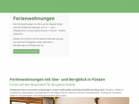 bauernhof-koepf.de Webseite Vorschau