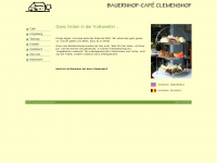 bauernhofcafe-clemenshof.de Webseite Vorschau