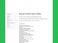 bauernmarkt-beim-biller.de Webseite Vorschau