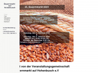 bauernmarkt-hohenbusch.de Webseite Vorschau