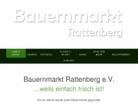 bauernmarkt-rattenberg.de Webseite Vorschau