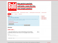baldzeitung.de Webseite Vorschau