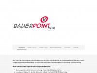 bauerpoint.com Webseite Vorschau