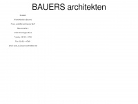 bauers-architekten.de Webseite Vorschau