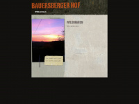 bauersberger-hof.de Webseite Vorschau