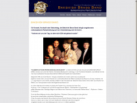 balkan-brass.de Webseite Vorschau