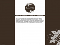 balkanrestaurant.com Webseite Vorschau
