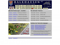 balkhausen.net Webseite Vorschau