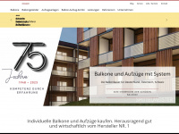 balkonbauer.de Webseite Vorschau