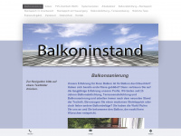 balkoninstand.de Webseite Vorschau