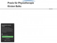 balks-physio.de Webseite Vorschau