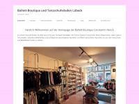 ballett-boutique-luebeck.de Webseite Vorschau