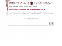 ballett-lena-etterer.de Webseite Vorschau