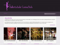 ballettschule-corinabob.de Webseite Vorschau