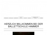 ballettschule-hammer.de Webseite Vorschau
