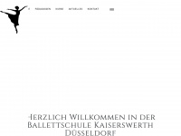 ballettschule-kaiserswerth.de Webseite Vorschau