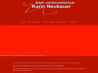 ballettschule-karin-neubauer.de Webseite Vorschau