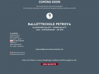 ballettschule-petrova.de Webseite Vorschau