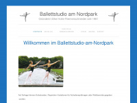 ballettstudio-am-nordpark.de Webseite Vorschau