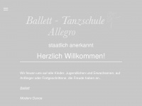 balletttanzschuleallegro.de Webseite Vorschau