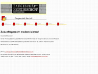 baugeschaeft-bischoff.de Webseite Vorschau