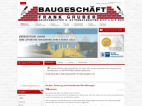 baugeschaeft-gruber.com Webseite Vorschau