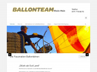 ballonaeronaut.com Webseite Vorschau
