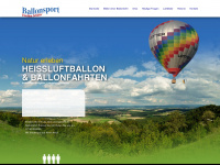 ballonfahrenbietigheim.de Webseite Vorschau