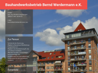 bauhandwerk-werdermann.de Webseite Vorschau