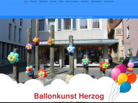 ballonkunst-herzog.de Webseite Vorschau