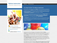 ballons-bedrucken.de Webseite Vorschau