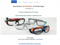 ballsportbrillen.de Webseite Vorschau