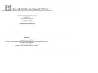 baukeramik-schwabenrod.de Webseite Vorschau